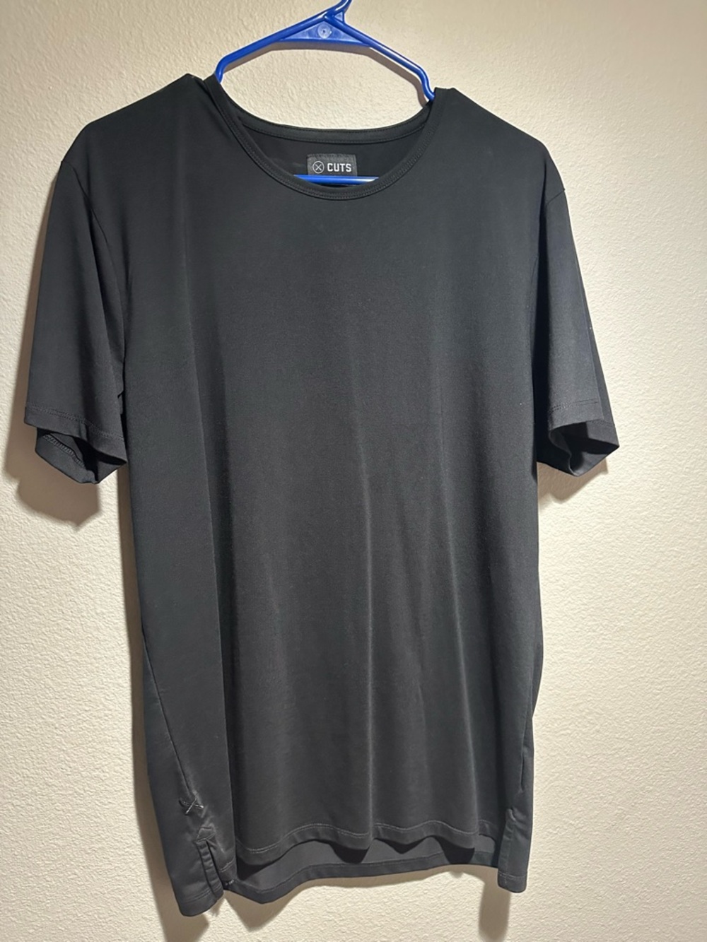 Cuts Clothing Black Short-Sleeve Crew Tee